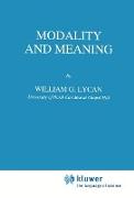 Modality and Meaning