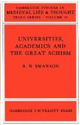 Universities, Academics and the Great Schism