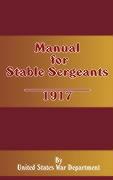 Manual for Stable Sergeants