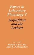 Papers in Laboratory Phonology V