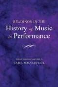 Readings in the History of Music in Performance