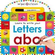 Wipe Clean: Letters