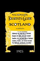 MacDonald's Tourists' Guide to Scotland,1925