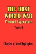 The First World War Vol 2: Personal Experiences